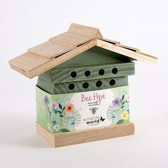 Leafcutter and Orchard Bees Bee Hive Wildlife World Wooden Bee Hyve for Mason