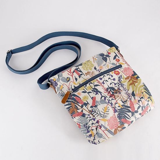 oilcloth cross body bag