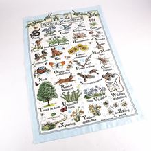 Woodland Trust tea towel - A to Z of Spring	