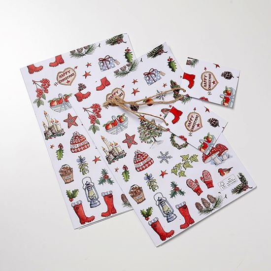 Woodland Trust gift wrap and tags - Woodland Christmas