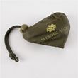 Woodland Trust  pocket sized folded fern shopper bag with drawstring cord
