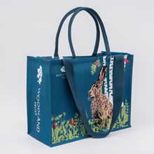 Woodland Trust hare shopper bag with dual handles