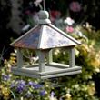 Woodland Trust Copper roof bird table lifestyle