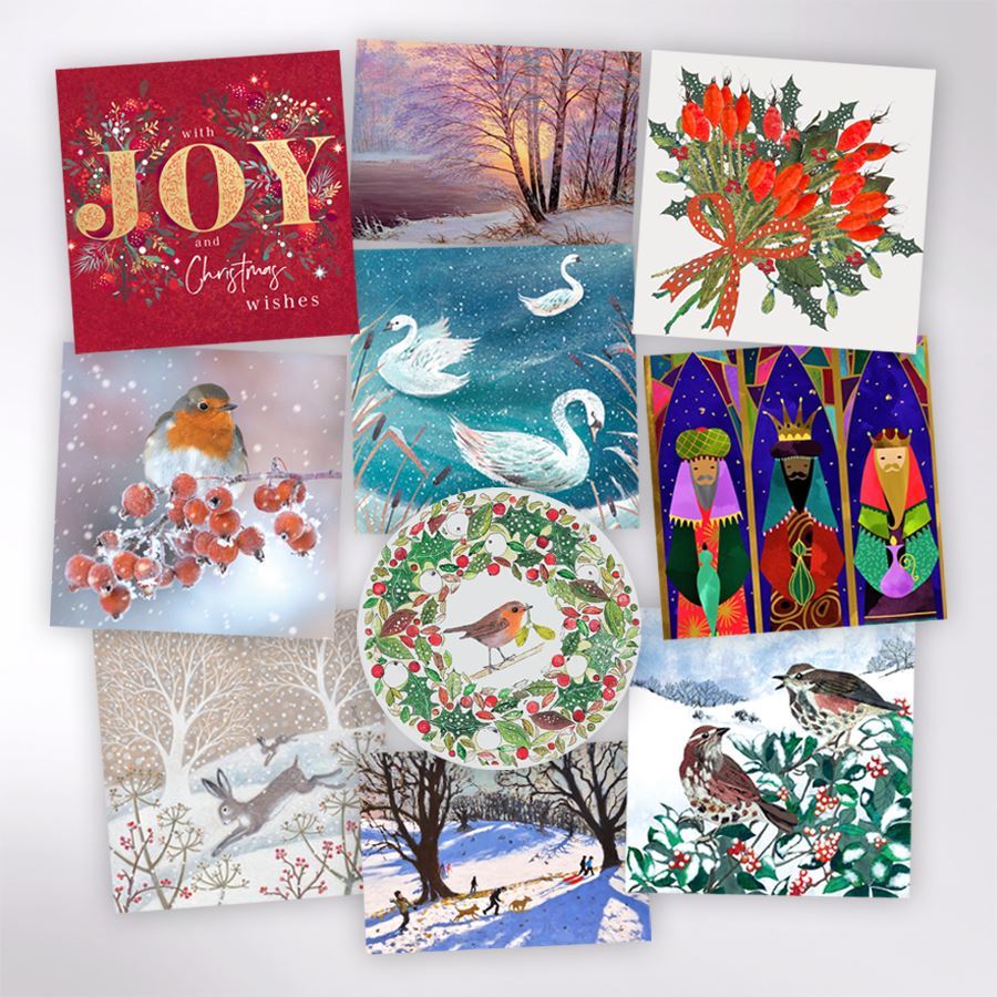 Christmas cards bumper pack Woodland Trust Shop