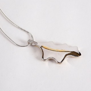 Ash keepsake jewellery, necklace pendant and chain - Woodland Trust