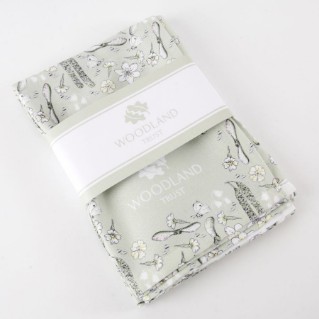 Woodland Trust Catkins tea towel with belly band