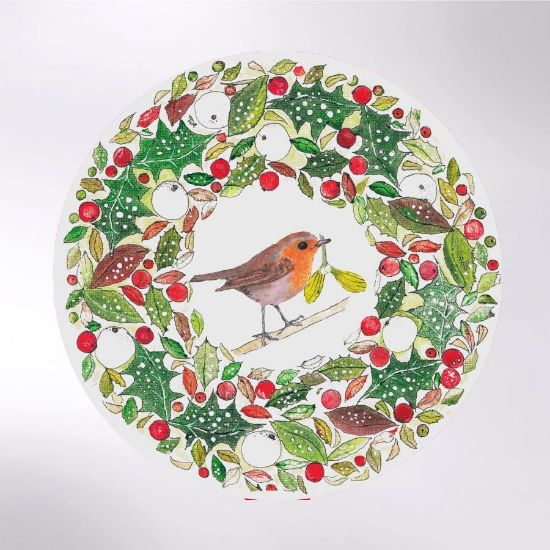 Picture of Mistletoe robin Christmas cards