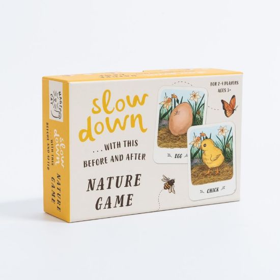 Picture of Slow down with this before and after nature game