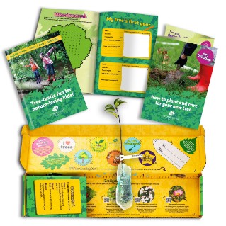 Kid's tree planting kit