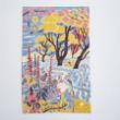 Picture of Woodland Trust tea towel - bluebells and foxgloves