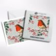 Picture of Robin with red berries - Christmas cards