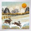 Picture of Hares in the field - Christmas cards