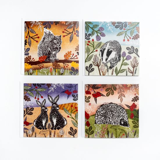 Picture of Woodland Trust notecards - cosy creatures