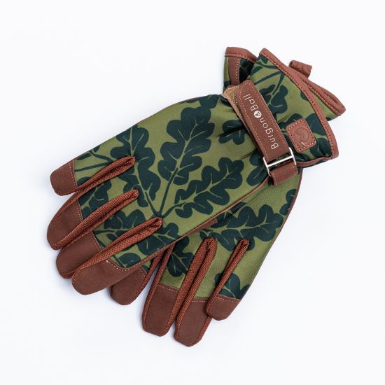 Picture of Love The Glove oak leaf gloves - moss - s/m