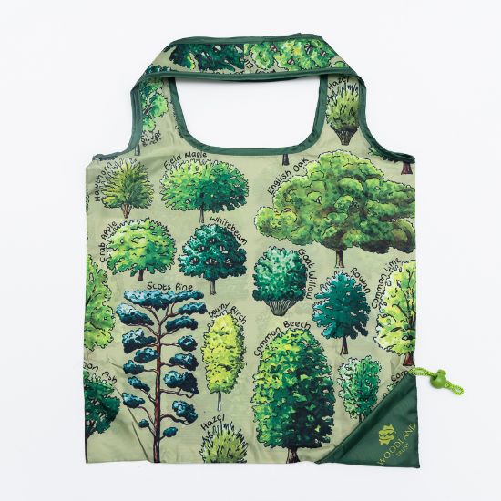 Picture of Woodland Trust British trees folding bag