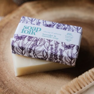 Picture of Soap Folk lavender and oatmilk soap