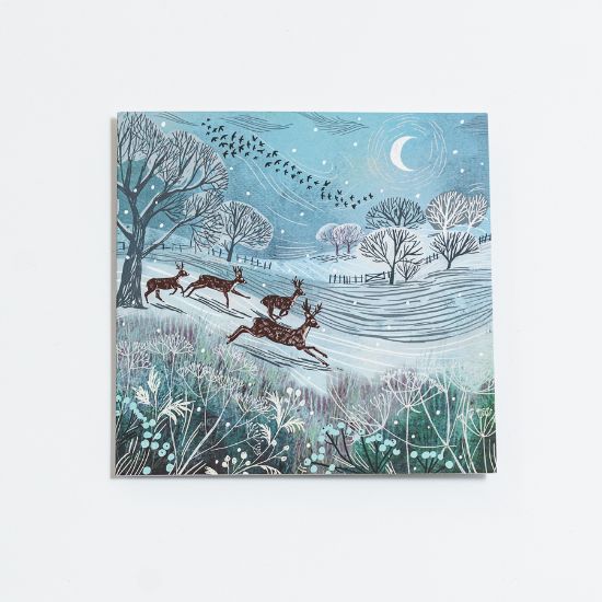 Picture of Deer in the field - Christmas cards