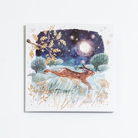 Picture of Hare's midnight dash - Christmas cards