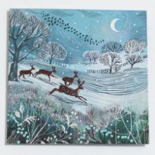 Show details for Deer in the field - Christmas cards Picture of Deer in the field - Christmas cards