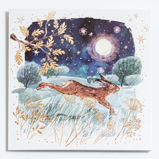 Picture of Hare's midnight dash - Christmas cards