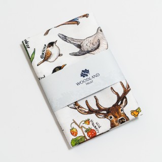Picture of Woodland wildlife tea towel