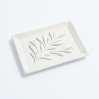 Picture of Soap Folk porcelain soap dish