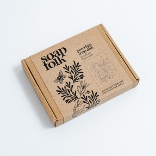 Picture of Soap Folk porcelain soap dish