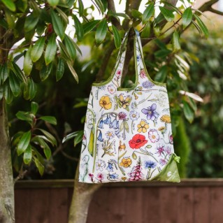 Picture of Woodland Trust wildflowers folding bag