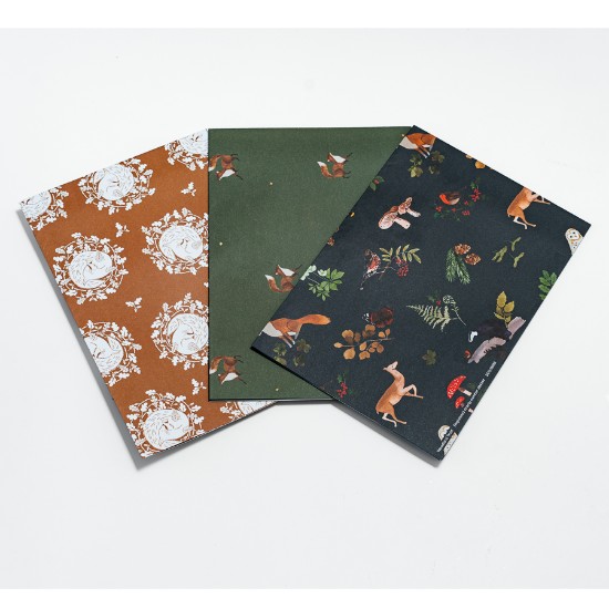 Picture of Woodland Trust gift wrap and tags multipack– Woodland animals