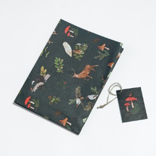 Picture of Woodland Trust gift wrap and tags multipack– Woodland animals