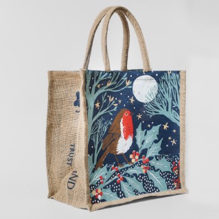 Picture of Woodland Trust robin under the stars juco bag
